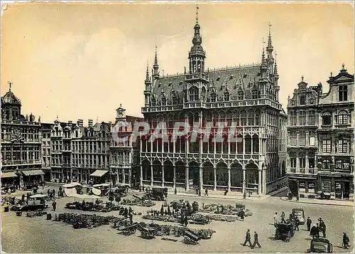 Moderne Karte Bruxelles Grand Place (N E) Maison du Roi