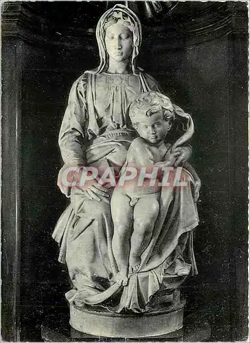 Cartes postales moderne Michel Ange La Vierge et l'Enfant Bruge Eglise Notre Dame