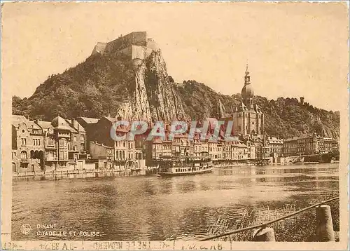 Cartes postales moderne Dinant Citadelle et Eglise