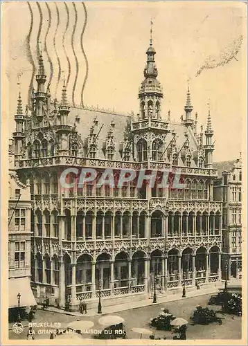 Moderne Karte Bruxelles La Grand Place Maison du Roi