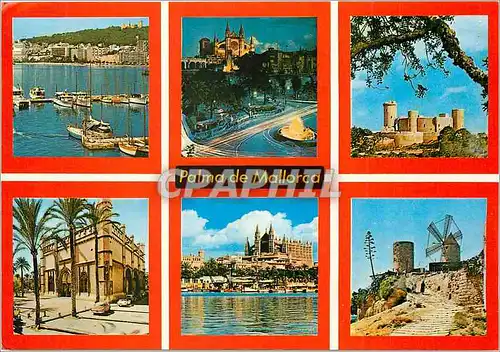 Cartes postales moderne Mallorca (Baleares) Espana Palma detaille de la Cludad