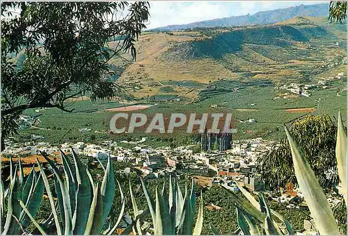 Moderne Karte Ciudad de Arucas (Isla de Gran Canaria) Vue partielle de la cite de Arucas