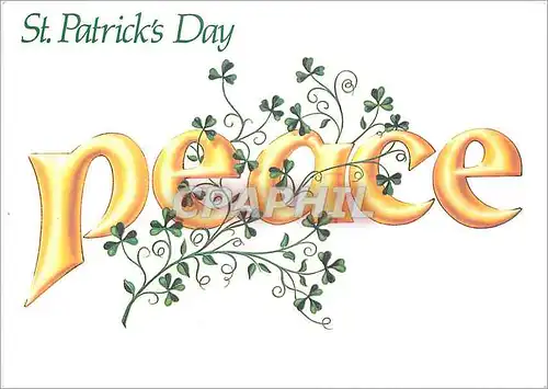 Moderne Karte St Patrick's Day