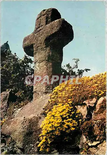 Moderne Karte La Bretagne en couleurs croix de Carrefour