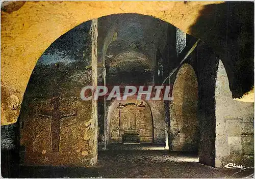 Cartes postales moderne Saint Emilion (Gironde) Interieur de l'Eglise Monolithe (Fin du XIe s debut du XVIe s)