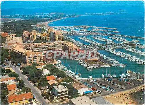Cartes postales moderne Hyeres les Palmiers vue aeriennes du port