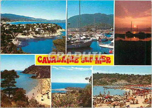 Cartes postales moderne La Cote d'Azur inoubliable Cavalaire sur mer