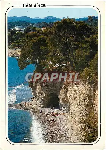 Moderne Karte Au soleil de la Cote d'Azur Calanque