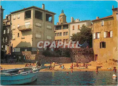 Moderne Karte La Cote d'Azur Saint Tropez La Ponche