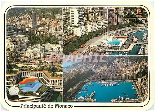 Moderne Karte Principaute de Monaco Reflets de la Cote d'Azur Monaco
