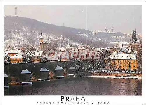 Cartes postales moderne Praha Karluv most a mala Strana
