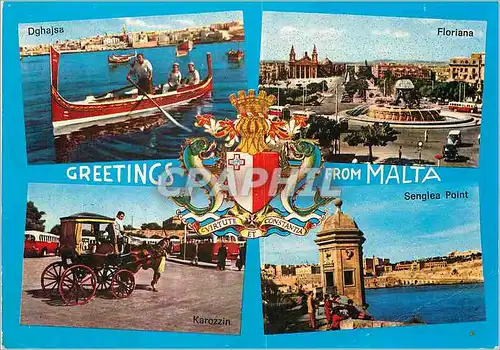 Cartes postales moderne Greetings From Malta