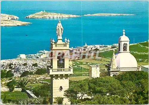 Cartes postales moderne St Pauls Bay From Wardija Heights Malta