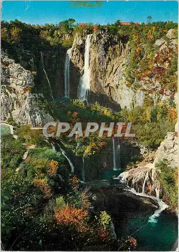 Cartes postales moderne Les Lacs de Plitvice Chute du Plitvice