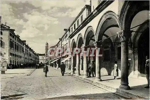 Moderne Karte Dubrovnik La rue principale Stradun