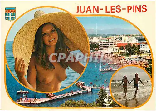 Cartes postales moderne La Cote d'Azur Juan Les Pins