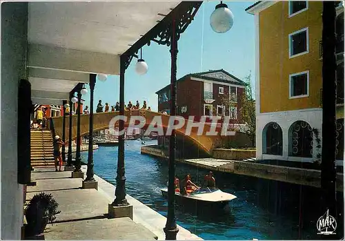 Moderne Karte La Cote d'Azur Port Grimaud La Cite lacustre Un coin pittoresque de la Venise Varoise
