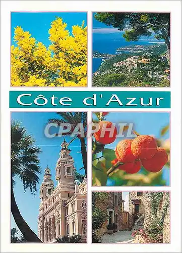Moderne Karte Cote d'Azur I photo j p Sounier