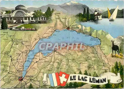 Cartes postales moderne Le Lac Leman