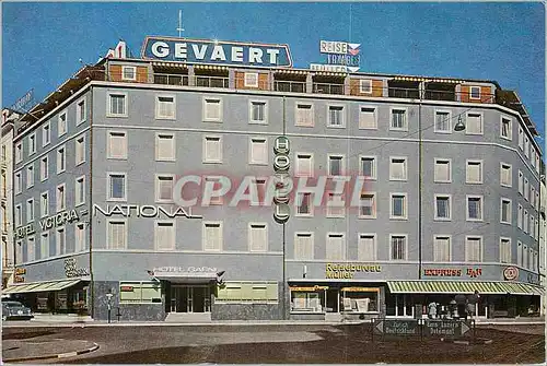 Moderne Karte Hotel Garni Victoria National Bale (Suisse) centralbahnplatz