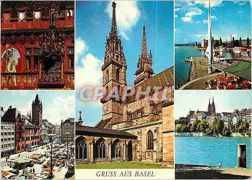Cartes postales moderne Gruss aus Basel