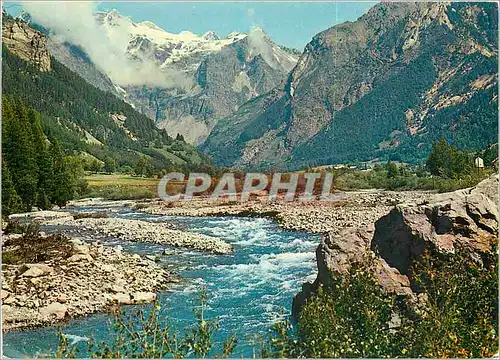 Cartes postales moderne Les Hautes Alpes Vallee de Champoleon Le Drac Montagnes de Crupillouse