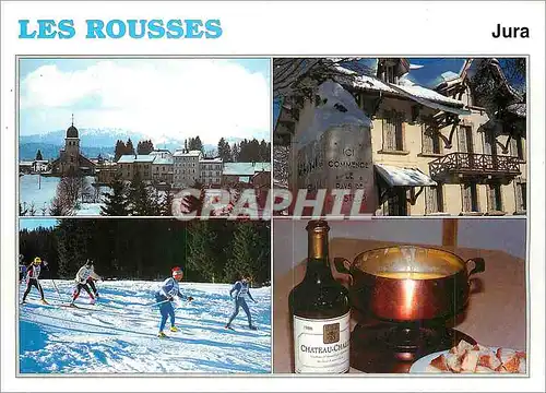 Cartes postales moderne Les Rousses Jura France Station Ete Hiver