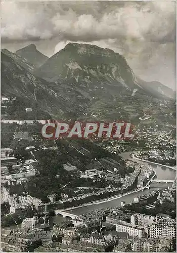 Cartes postales moderne Grenoble (Isere) Vue aerienne l'Isere la Tronche et le Saint Eynard