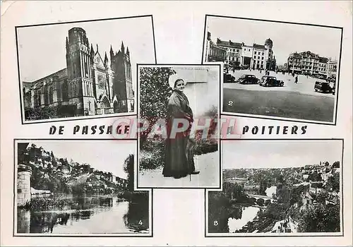 Cartes postales moderne De Passage Poitiers