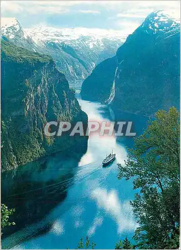 Cartes postales moderne Norway Geirangerfjord Towards the Pulpit