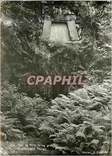 Cartes postales moderne Edv v Nina Grieg Grav Norge