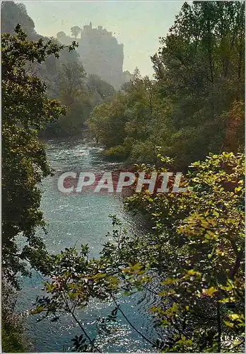 Cartes postales moderne Vallee de la Dordogne Contre jour sur le chateau de Beynac