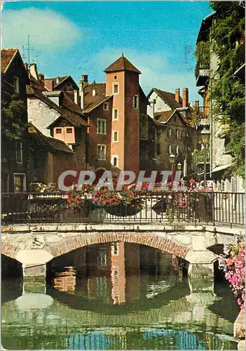 Cartes postales moderne Dans le Vieil Annecy Pont Bacchus sur le canal le Thiou