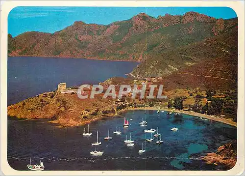 Moderne Karte Charmes et Couleurs de la Corse le Golfe de Girolata Lieu touristique tres apprecie accessible p