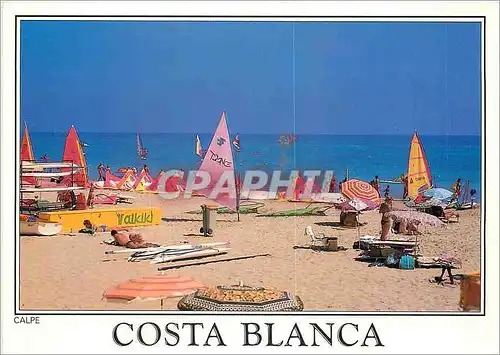 Moderne Karte Costa Blanca Planche a voile