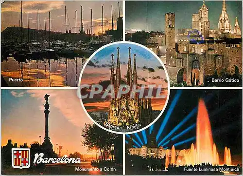 Cartes postales moderne Barcelona Varios Aspectos