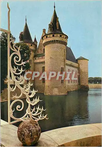 Moderne Karte Sully sur Loire (Loiret) Le chateau