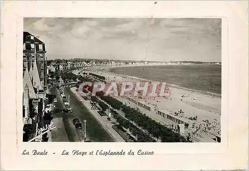 Moderne Karte La Baule La Plage et l'esplanade du Casino