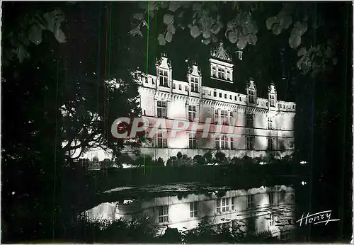 Cartes postales moderne Azay Le Rideau (I et L) Illiminations du Chateau