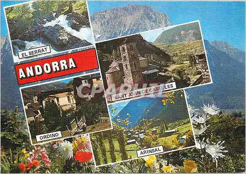 Moderne Karte Vall d'Andorra Divers aspects