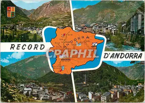 Cartes postales moderne Vall d'Andorra vue generale d'Encamp Saint Julia de Lori