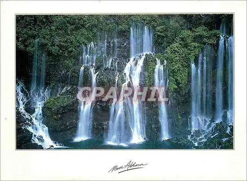 Cartes postales moderne Ile de la Reunion Cascade Langevin