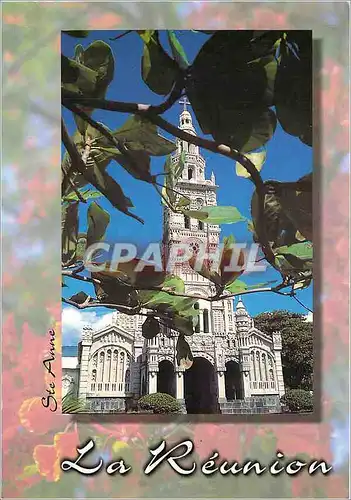 Cartes postales moderne Ile de la Reunion Eglise de Sante Anne