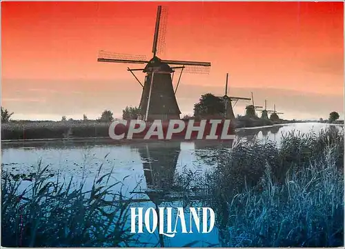 Cartes postales moderne Holland Moulin a vent