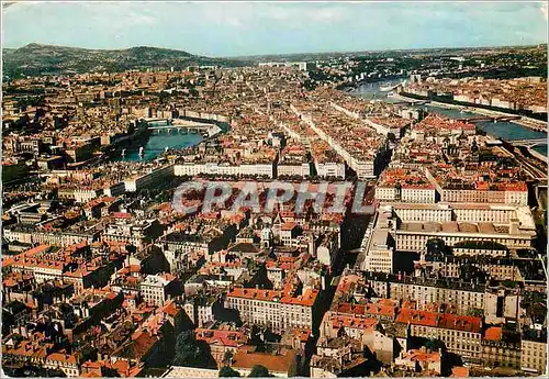 Cartes postales moderne Lyon Vue aerienne centre ville