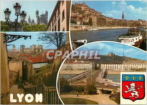 Cartes postales moderne Lyon Fourvier La Saone Le vieux Lyon