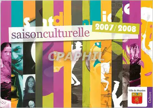 Cartes postales moderne Saison culturelle 2007 2008 Meyzieu