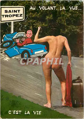 Cartes postales moderne Saint Tropez C'est la vie