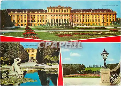 Moderne Karte Wien (Vienne) Schonbrunn Castle