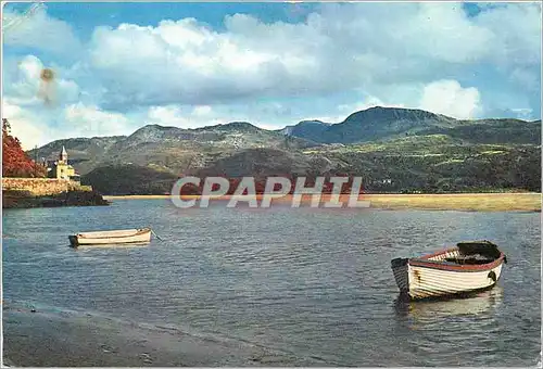 Moderne Karte Cader Idris seen across the Mawddach Estuary